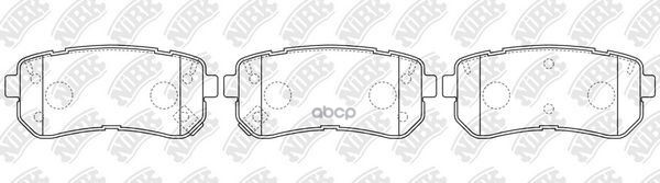Колодки тормозные задние Performance PN0436S NiBK арт. PN0436S