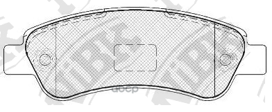Колодки тормозные дисковые зад NiBK арт. PN0475