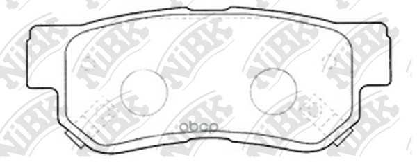 Колодки задние NIBK PN0539 NiBK арт. PN0539