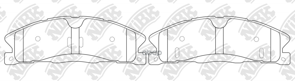 Колодки тормозные дисковые FORD Explorer 2005 - PN0623 NiBK арт. PN0623