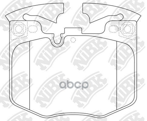 Колодки тормозные дисковые NiBK арт. PN0681