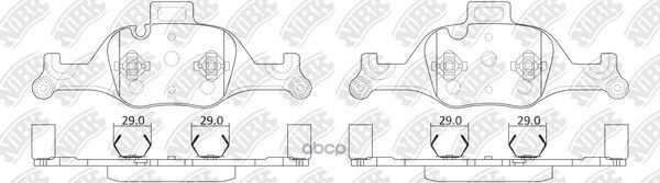 Колодки тормозные дисковые NiBK арт. PN0755