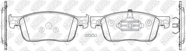 Колодки тормозные дисковые NiBK арт. PN0792