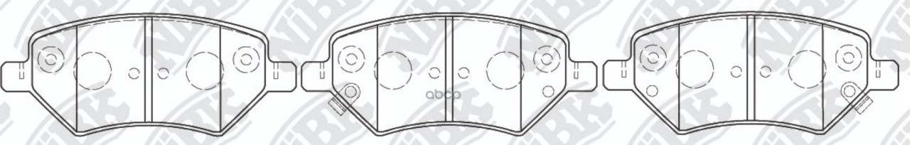 Колодки тормозные дисковые передние, Perfomance-Type NiBK арт. PN0838S