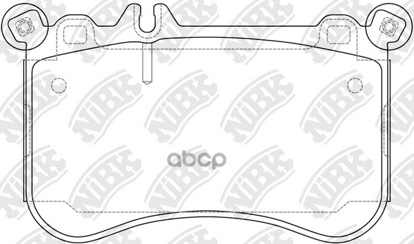 Колодки тормозные дисковые NiBK арт. pn0857