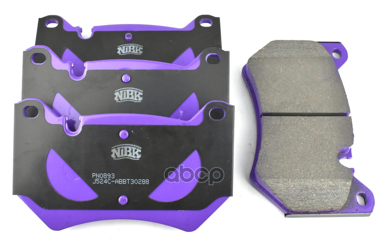 Колодки тормозные дисковые NiBK арт. PN0893