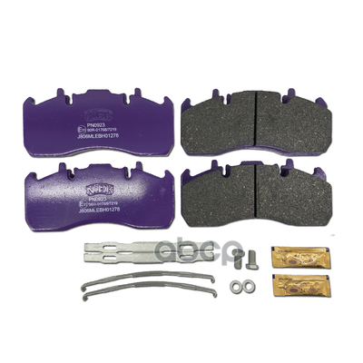 Колодки тормозные дисковые NiBK арт. PN0923