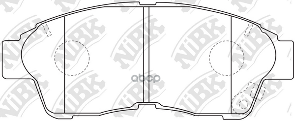 Колодки передние (COROLLA 9201/CARINA E 9296/RAV 4 9495) PN1322 NiBK арт. PN1322
