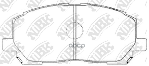 Колодки тормозные дисковые TOYOTA HIGHLANDER 2000-2007 PN1457 NiBK арт. PN1457