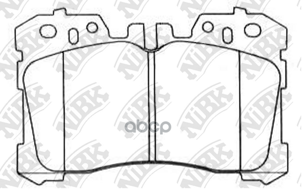 Колодки тормозные дисковые LEXUS LS 4.6 2006 -   LEXUS LS 5.0 2007 -   LEXUS LS 4.6 2008 - NiBK арт. pn1833