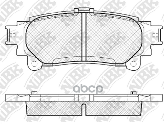 Колодки тормозные дисковые LEXUS RX 3.5 2008 - 2015  LEXUS RX 3.5 2008 - 2012  LEXUS RX 2.7 2008 - 2 NiBK арт. pn1846