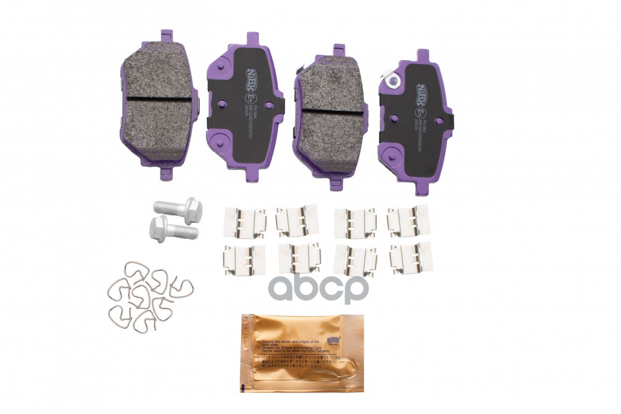 Колодки тормозные дисковые NiBK арт. PN1864