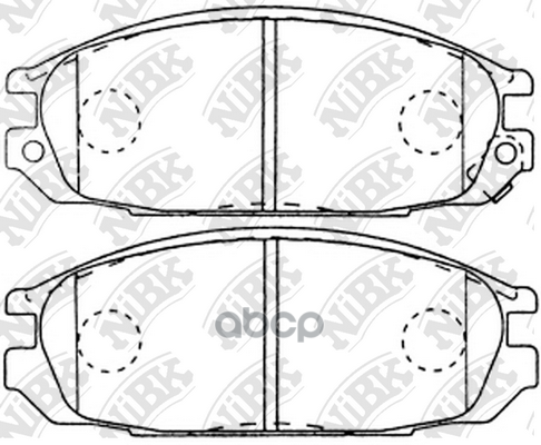 Колодки Тормозные Задние Pn2371 NiBK арт. PN2371