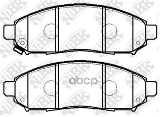Колодки тормозные дисковые NISSAN PATHFINDER 2.5 2005 -   NISSAN MURANO 3.5 2003 - 2008  NISSAN PATH NiBK арт. pn2517