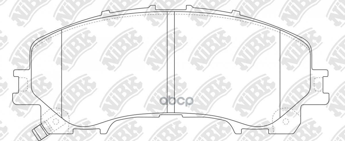 Колодки тормозные дисковые NISSAN X-TRAIL (32)/INFINITI Q50 13-  PN2808 NiBK арт. PN2808