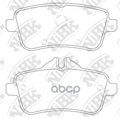 Колодки тормозные дисковые задние NiBK арт. PN31011
