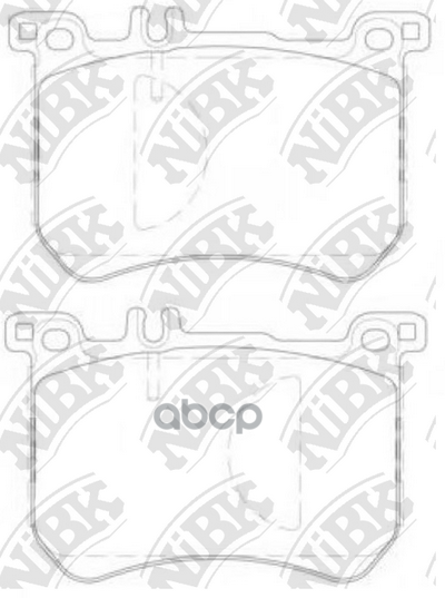 Колодки тормозные дисковые NiBK арт. PN31015
