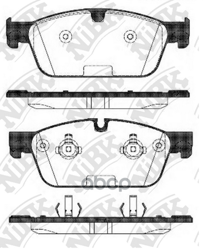 Колодки передние NIBK PN31017 NiBK арт. PN31017
