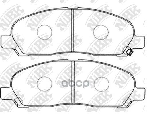 Колодки тормозные дисковые PN3419 NiBK арт. PN3419