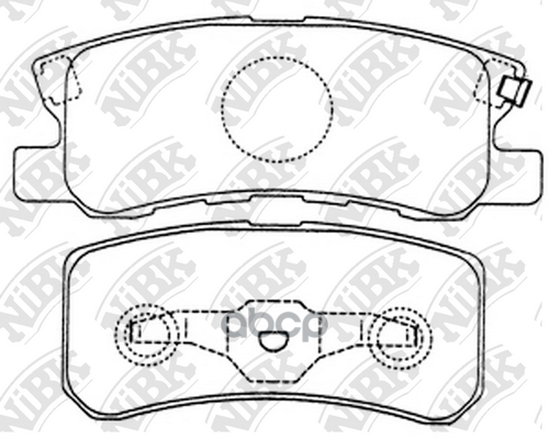 Колодки задние (MITSUBISHI ASX, OUTLANDER II, PAJERO III-IV) PN3450 NiBK арт. PN3450