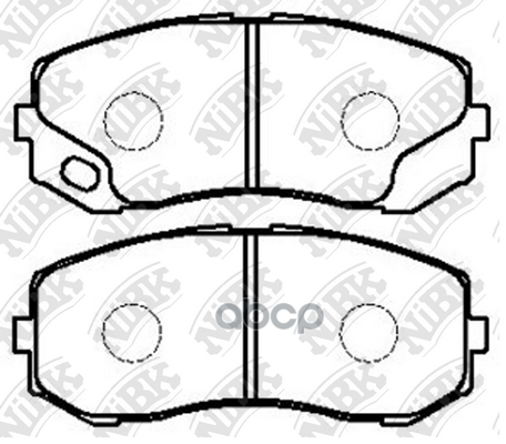 Колодки тормозные дисковые передн. MITSUBISHI Canter FE73B/FG70D/FG72D/FE88D/FE73D/FG70D/FE70D/FE71D NiBK арт. pn3513