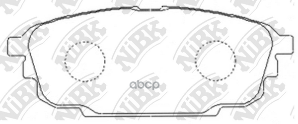 Колодки Тормозные Дисковые Pn5476 NiBK арт. PN5476