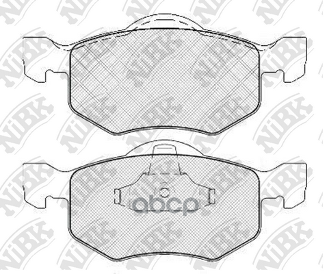 Колодки тормозные дисковые FORD MAVERICK 03/MAZDA TRIBUTE 00  PN5805 NiBK арт. PN5805