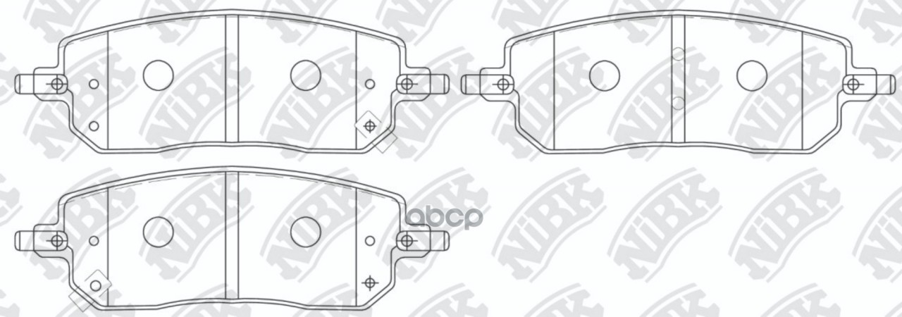 Колодки тормозные дисковые передние, Perfomance-Type NiBK арт. PN6025S
