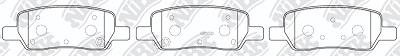 Колодки тормзные дисковые NiBK PN6130 NiBK арт. PN6130