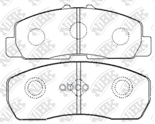 Колодки Тормозные Дисковые Pn7433 NiBK арт. PN7433