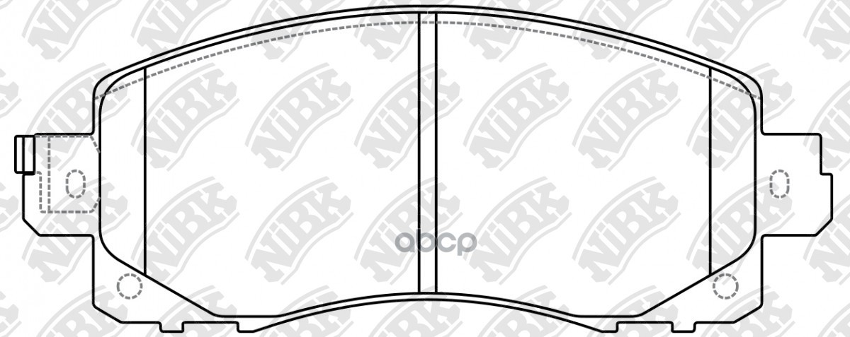 Колодка тормозная диск.  SUBARU XV (GT), IMPREZA (GT_) PN7805 NiBK арт. PN7805