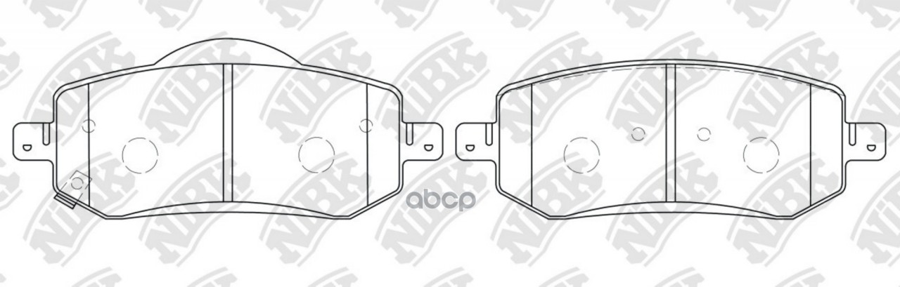 Колодки тормозные [Fr] CHERY Arrizo 8 1,6 2022- / Emgrand 7 1,5 2021 NIBK PN8032 NiBK арт. PN8032
