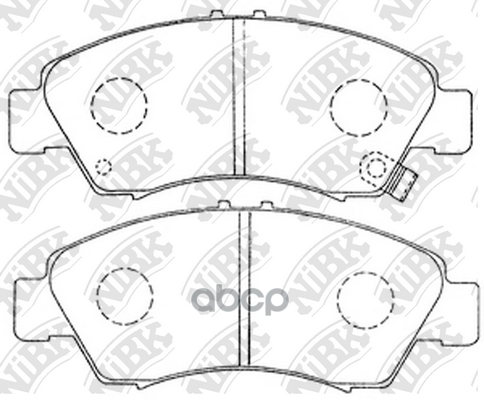 Колодки тормозные дисковые NiBK арт. PN8265
