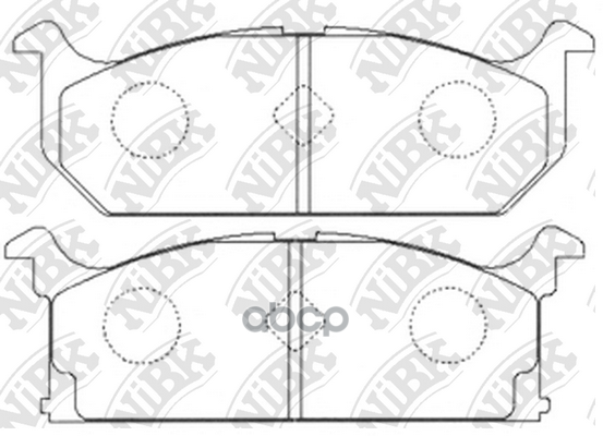 Колодки Тормозные Дисковые NiBK арт. pn9117