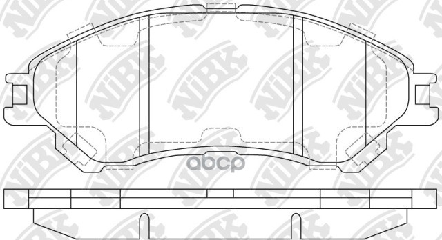 Колодки тормозные дисковые SUZUKI SX4 13-/VITARA 15-  PN9809 NiBK арт. PN9809