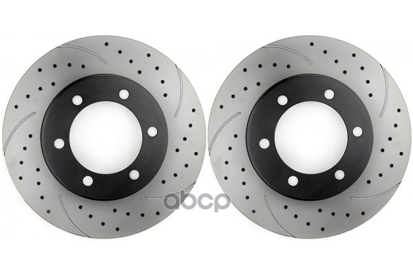 Диск тормозной перфорированный Performance (к-кт 2 шт, цена за 1 шт) NiBK арт. RN1267DSET