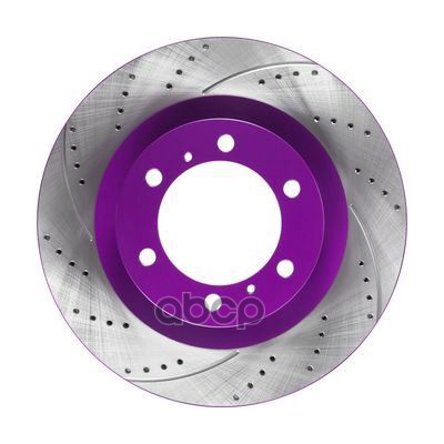 Диск тормозной (цена за 1 шт) перфорированный/слотированный передн. TOYOTA LAND CRUISER PRADO 3.0 20 NiBK арт. rn1435dset