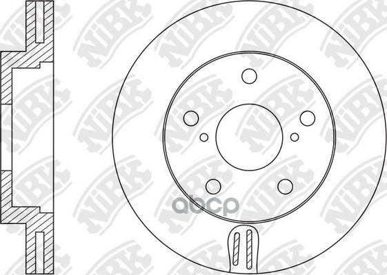 Диск Тормозной NiBK арт. RN1587