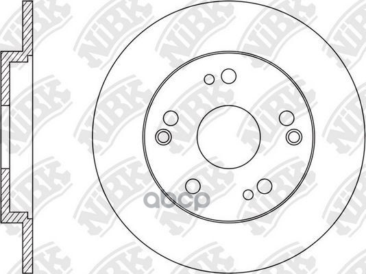 Диск Тормозной Rn1599 NiBK арт. RN1599