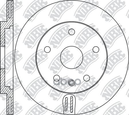 Диск тормозной задний FORD USA EXPLORER 14 RN1674 NiBK арт. RN1674