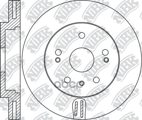 / Rn1698v Диск Тормозной | Перед | NiBK арт. RN1698