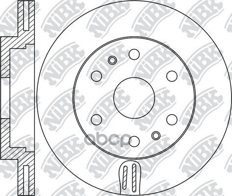 Диск тормозной NiBK арт. RN2005