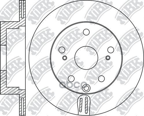 Диск тормозной задний NiBK арт. RN2029