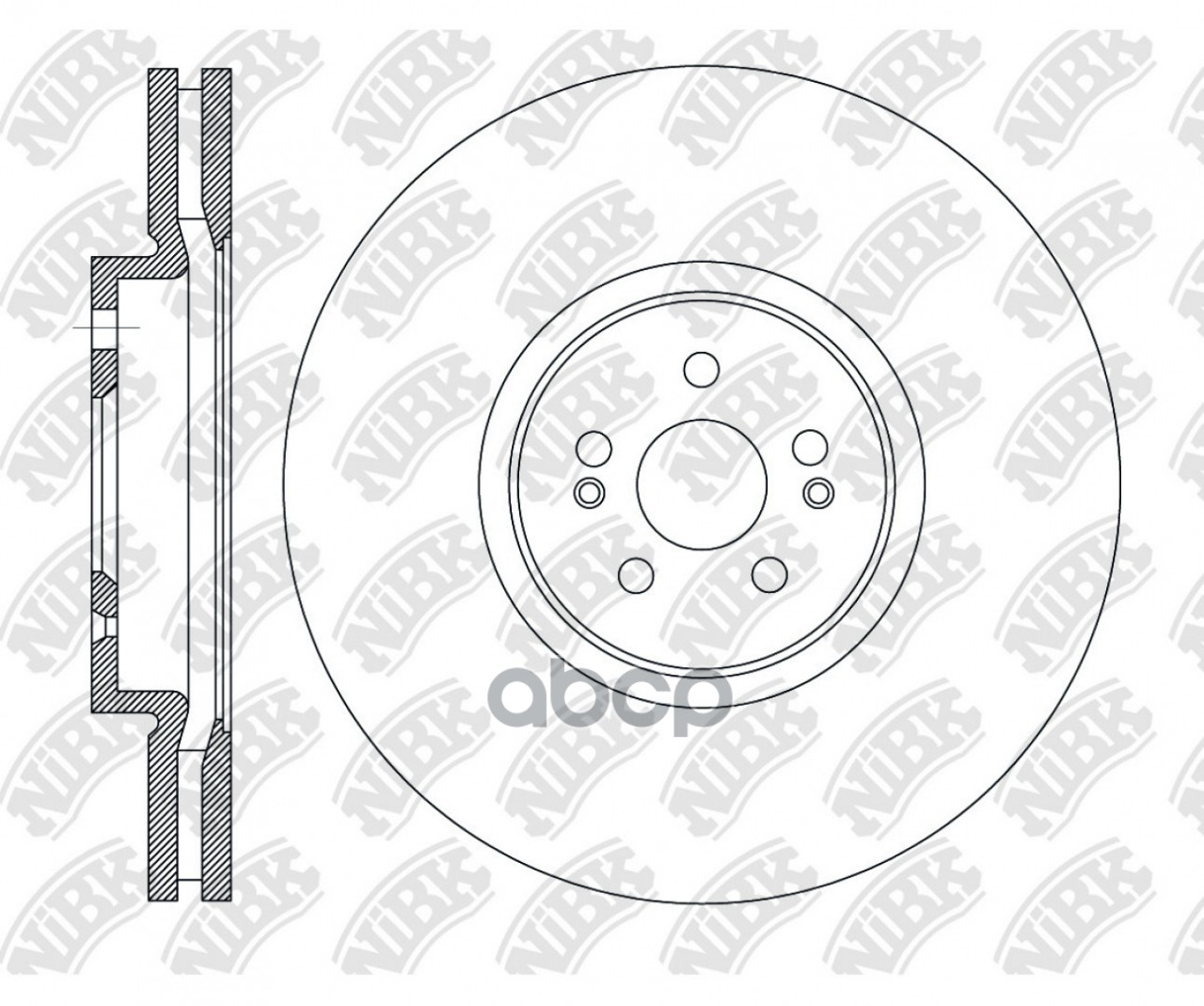 Диски тормозн. NiBK RN2573 RN2573 NiBK арт. RN2573