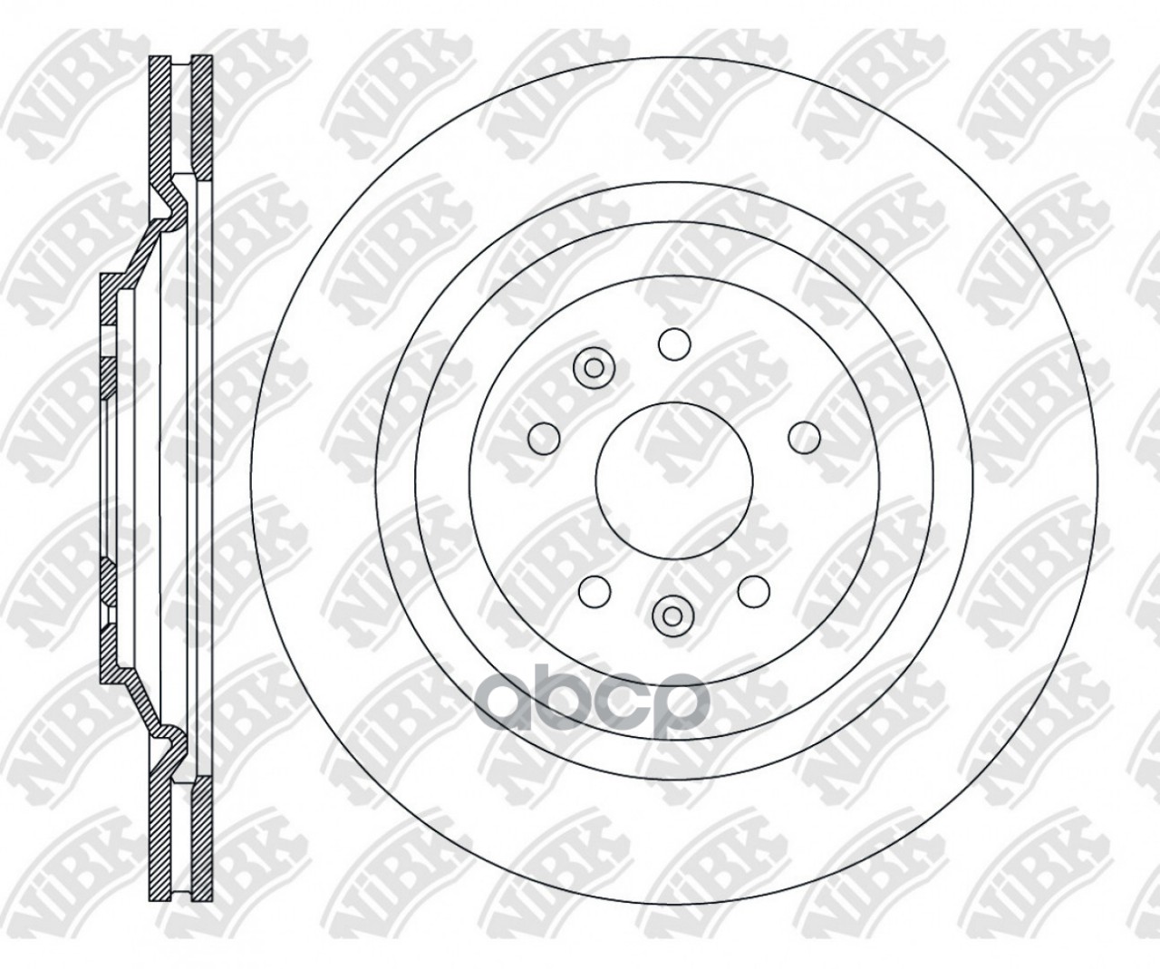 Диск тормозной NiBK арт. RN2581DSET