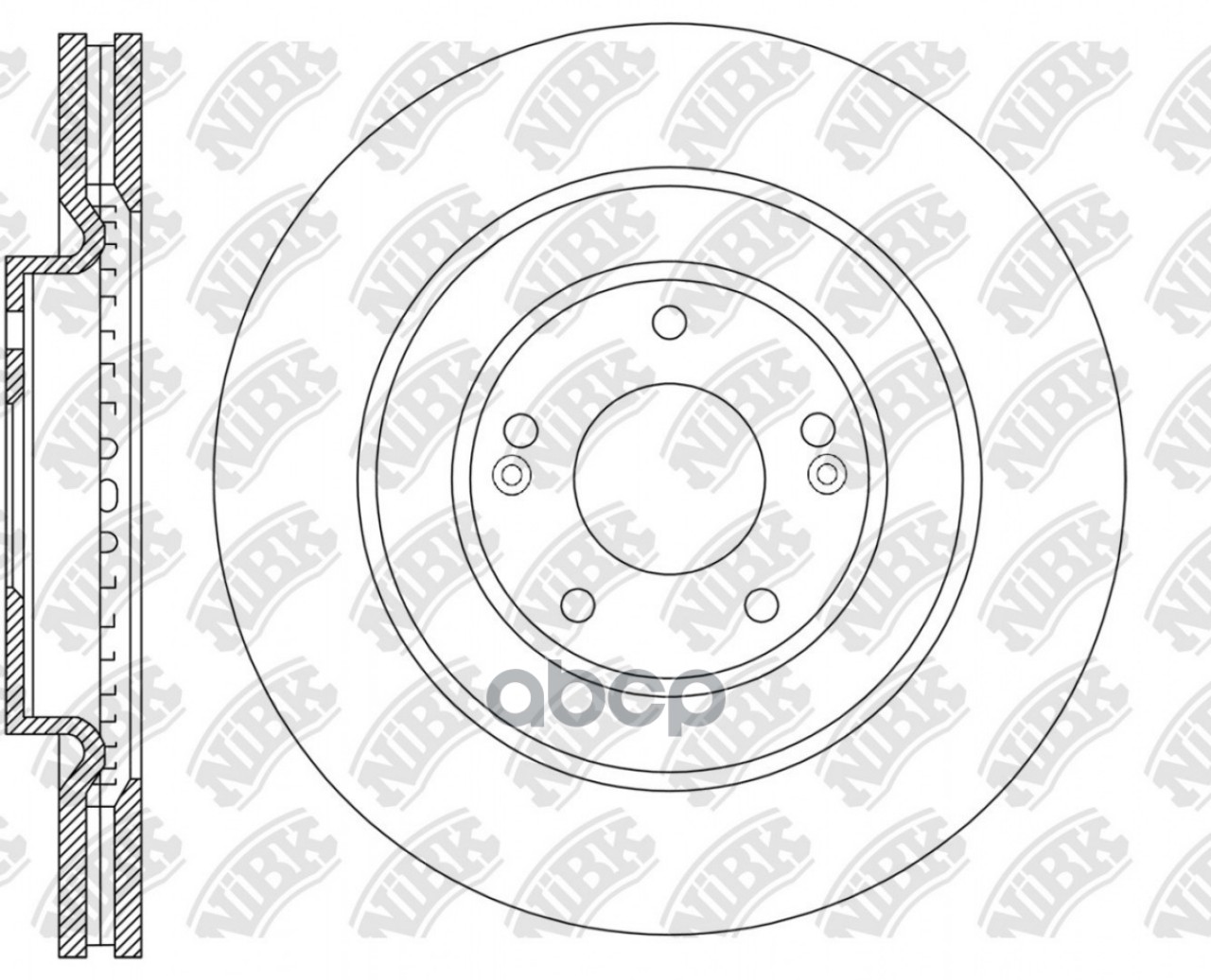 Диск тормозной NiBK арт. RN2652