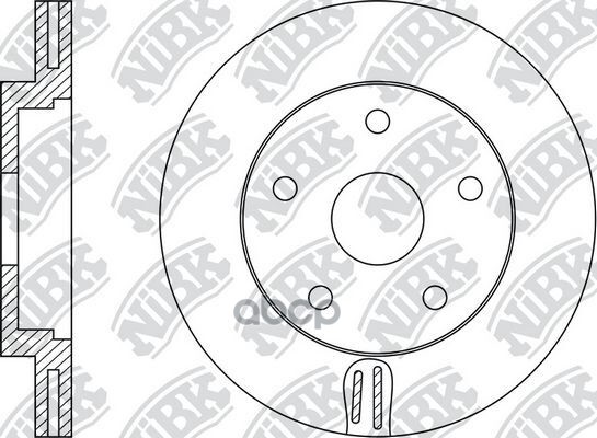 Диск тормозной NiBK арт. RN51001