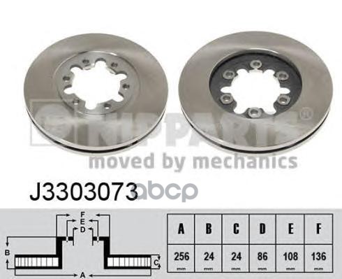 Тормозной Диск Nipparts арт. J3303073