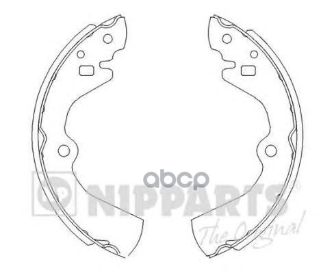 Колодки торм барабан к-т Nipparts арт. j3501034