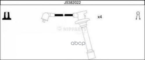 Провода В/В К-Т Toyota Corolla  Carina Ii Nipparts арт. j5382022